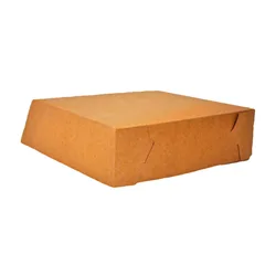 Brown Cake Box