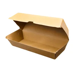 Brown Kraft Hotdog Box