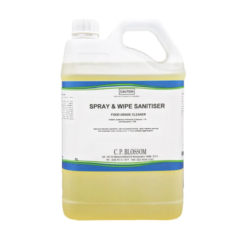 Spray and Wipe Sanitiser