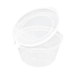 Sauce Containers with Hinge Lids