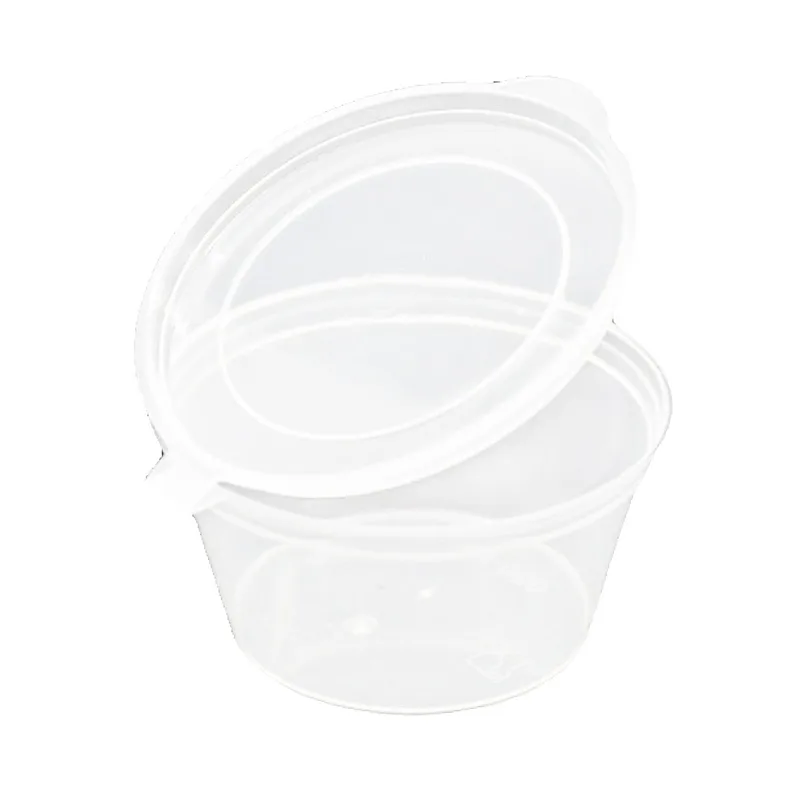 Sauce Containers with Hinge Lids