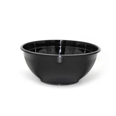 Black Plastic Bowl