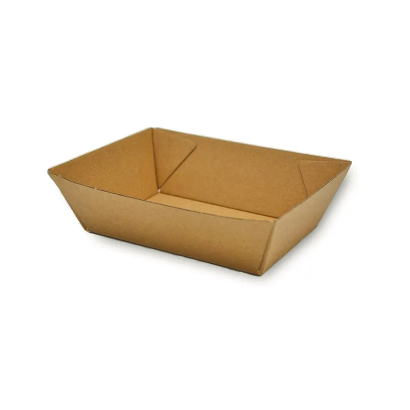 Brown Hot Dog Open Tray